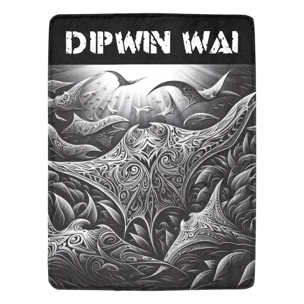 Dipwin Wai blanket Ultra-Soft Micro Fleece Blanket 60"x80"