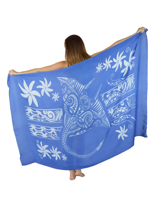 Manta Tiare Sarong - Blue