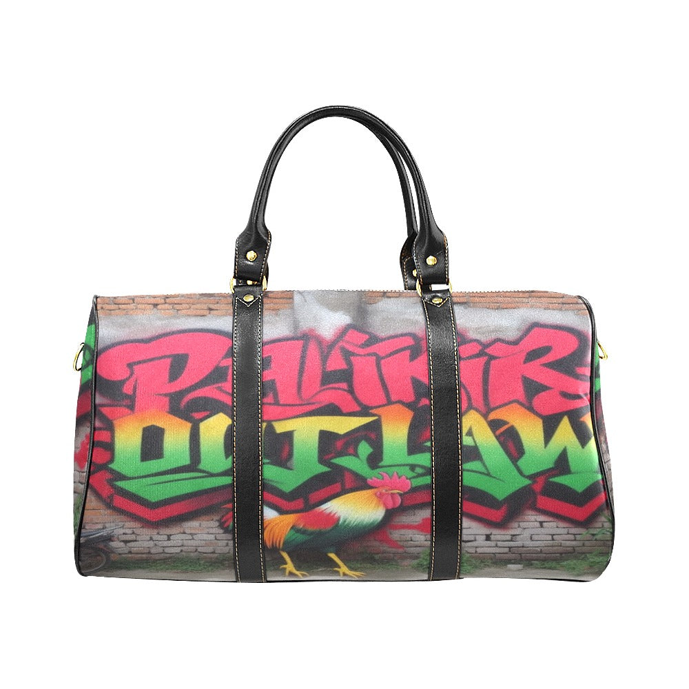 Palikir Outlaw Graffiti Waterproof Travel Bag/Small (Model 1639)