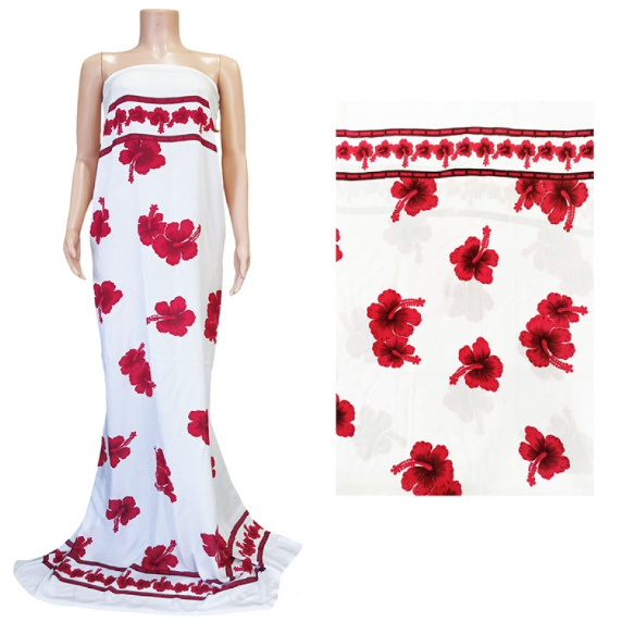 Hibiscus Flowers Pattern Beach Sarong