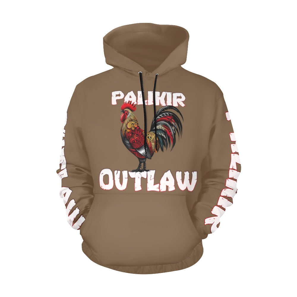 Palikir Outlaw Brown All Over Print Hoodie for Men/Women (USA Size)