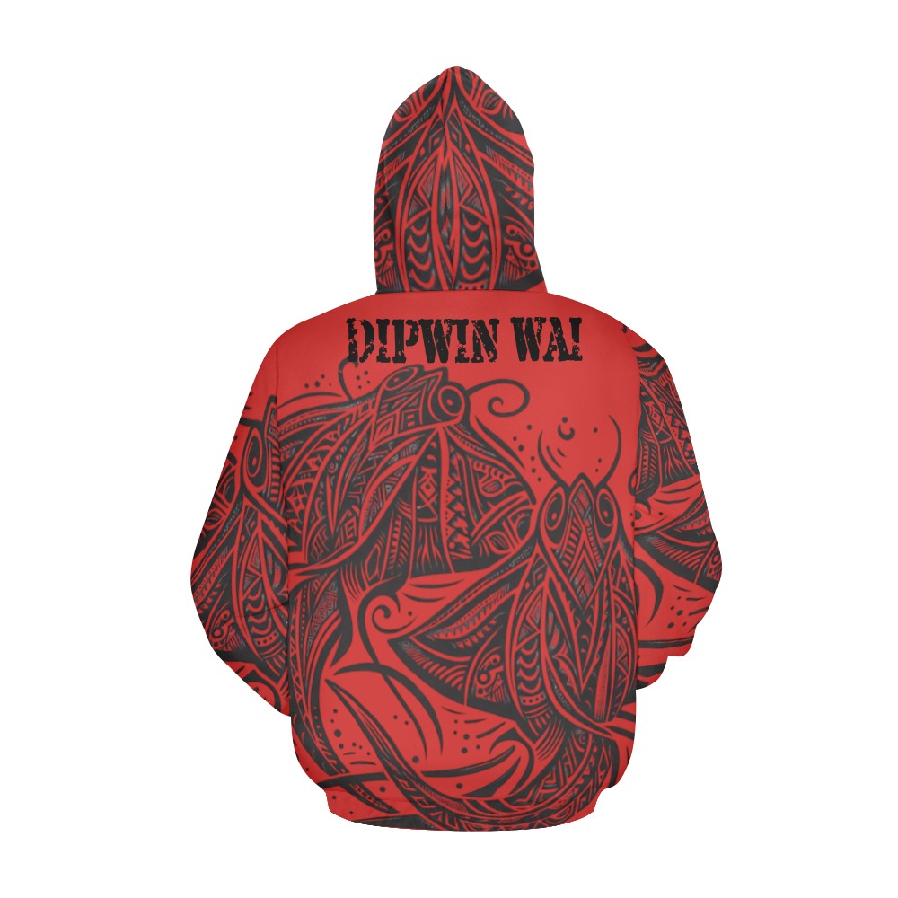 Dipwin Wai All Over Print Hoodie for Men/Woman (USA Size)